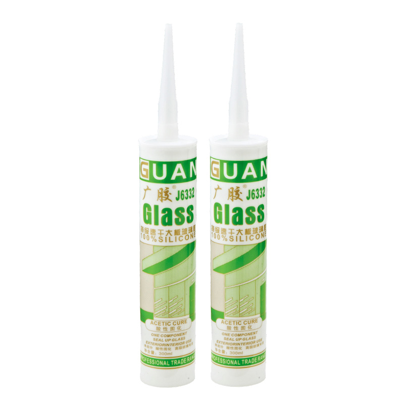 Guangjiao J6332 대형 패널용 프리미엄 고속 경화 유리 실리콘 실란트